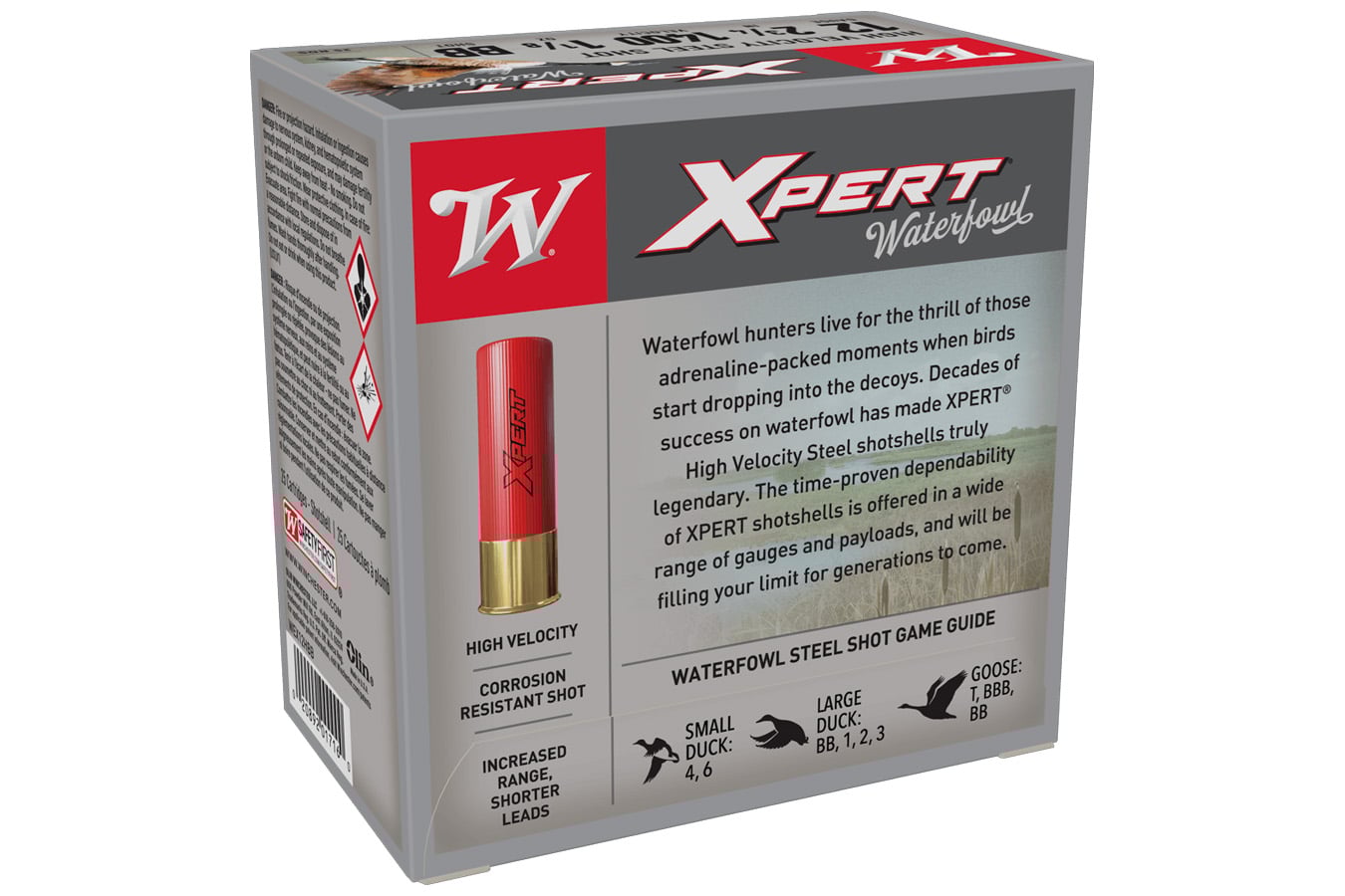 Winchester 12 GA 2 3/4 Inch 1 1/8 oz BB Super X Xpert Steel 25/Box